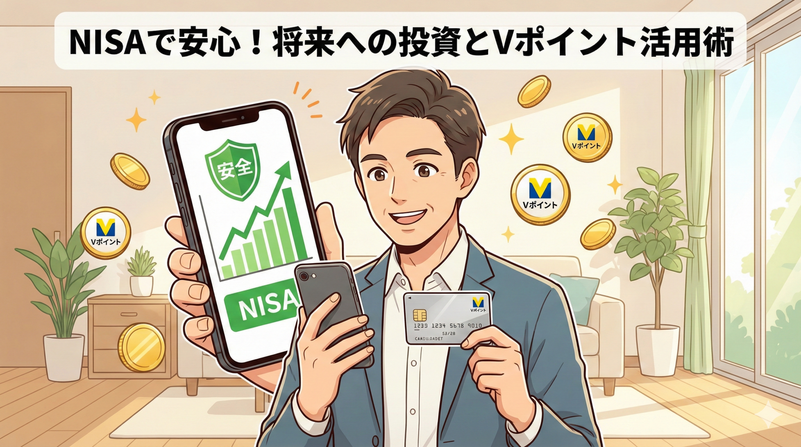 Vポイント投資「スマホで簡単に操作できて、安心している様子」